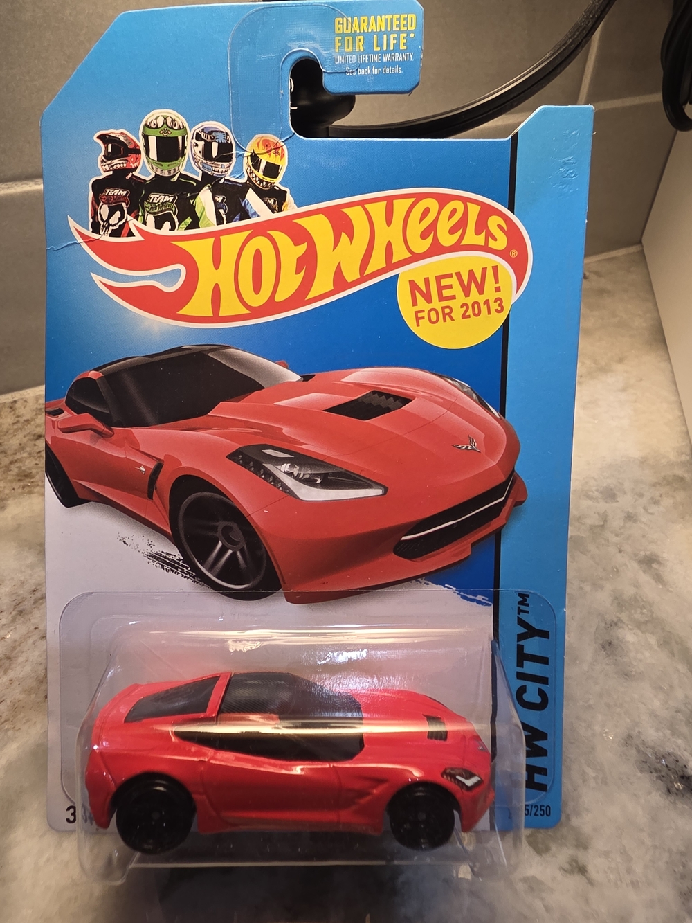 Hot Wheels Red Corvette Toy Car - Kids Vehicles